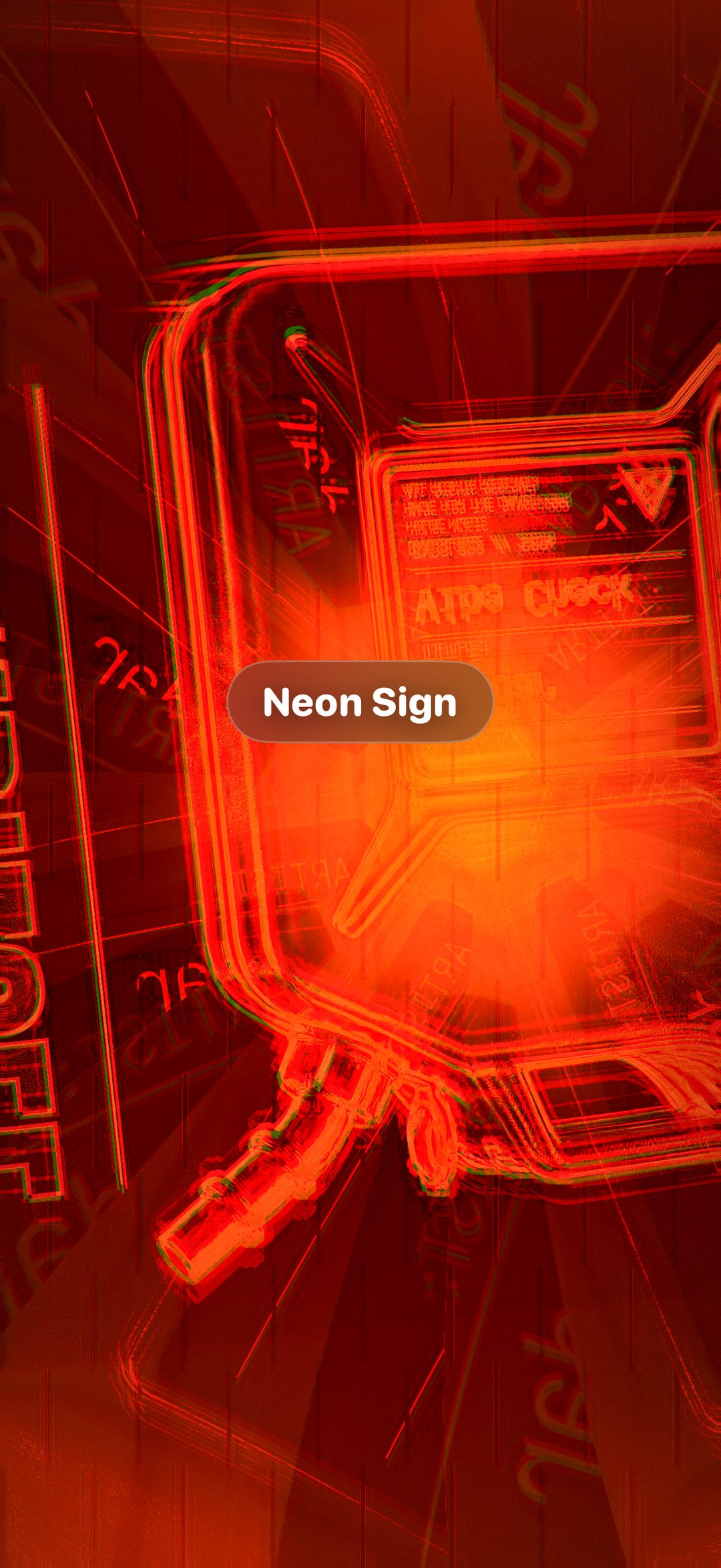 Hypnogram Neon sign